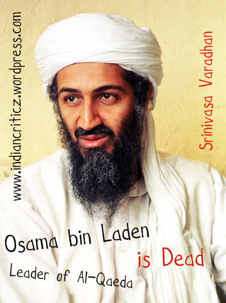 osama in laden Al Qaeda. He has created the Al Qaeda